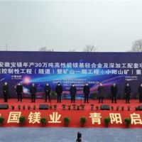 總投資148億、年產(chǎn)4000萬(wàn)噸 安徽寶鎂項(xiàng)目迎來“里程碑”節(jié)點(diǎn)！