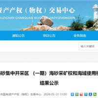 超17.5元/方！福建漳州國企近3億元競得儲量超1900萬方海砂礦