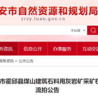 起始價(jià)8億元！安徽一建筑石料用灰?guī)r礦無(wú)人報(bào)價(jià)流拍